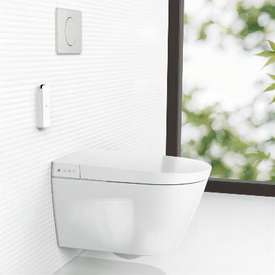 Wall hung Japanese Style Shower Toilet Intelligent Smart  WC With Bidet 7201