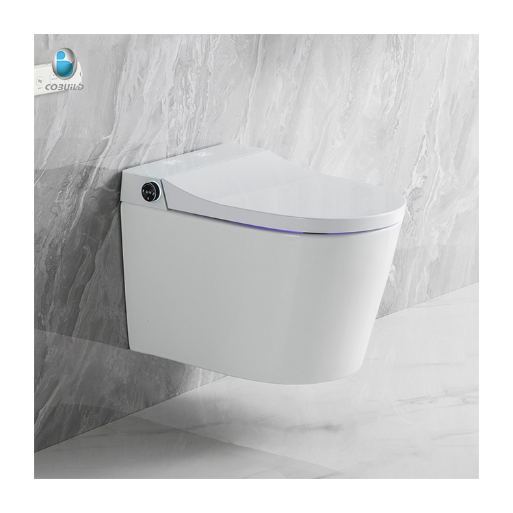 Smart Toilet Wall-Mounted Remote Control Seat Heating Bowl European Standard